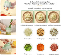 4 in 1 Electric Vegetable Cutter Set